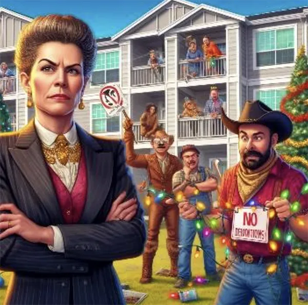 Condo Christmas Caper Poster